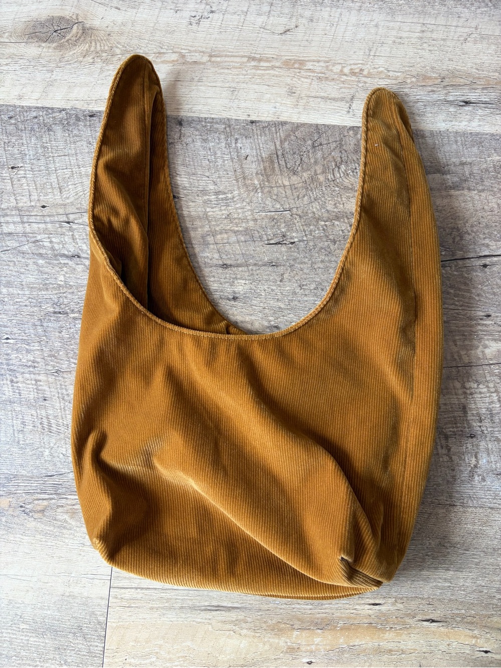Merit Beauty Mustard Corduory Knotted Make Up Cosmetics Bag - Picture 5 of 9